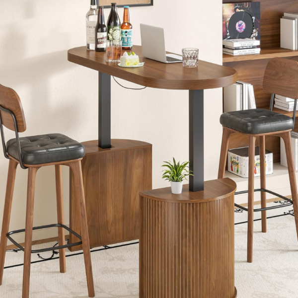 standing desk in home office space