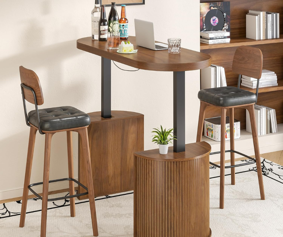 standing desk in home office space