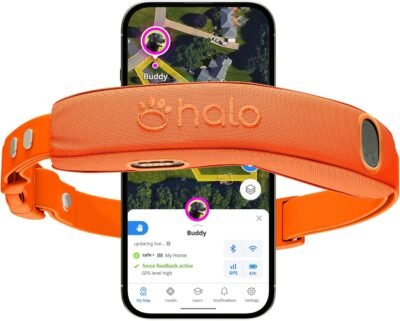 Wireless Dog Fence & GPS Dog Collar, App-Controlled & Real-Time Tracking