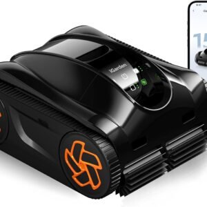 iGarden Robotic Pool Cleaner, Inground & Above, Smart Navigation, Self-Parking,...