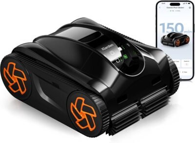 iGarden Robotic Pool Cleaner, Inground & Above, Smart Navigation, Self-Parking,...