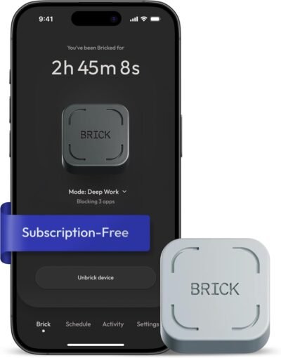Phone access blocker, reduces screen time (no subsription)