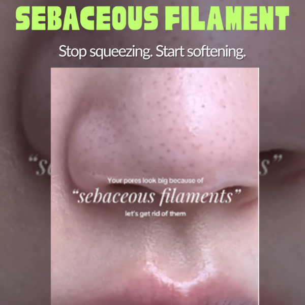 how to fix sebaceous filament