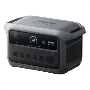 Anker SOLIX portable power station solar generator