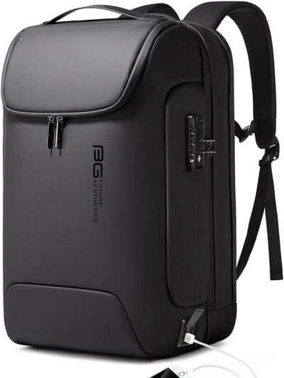 BANGE Men's anti-theft waterproof backpack with charging port