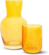 Bruno Magli bubble carafe 2 piece set