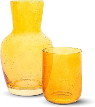 Bruno Magli bubble carafe 2 piece set