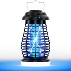 Bug zapper with rechargeable battery