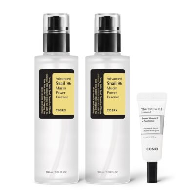 COSRX snail mucin 96%, glass skin starter set (pack of 2 - Amazon exclusive)