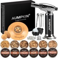 Cocktail drink smoker kit with torch