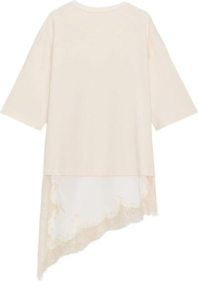 Combination lace T-shirt