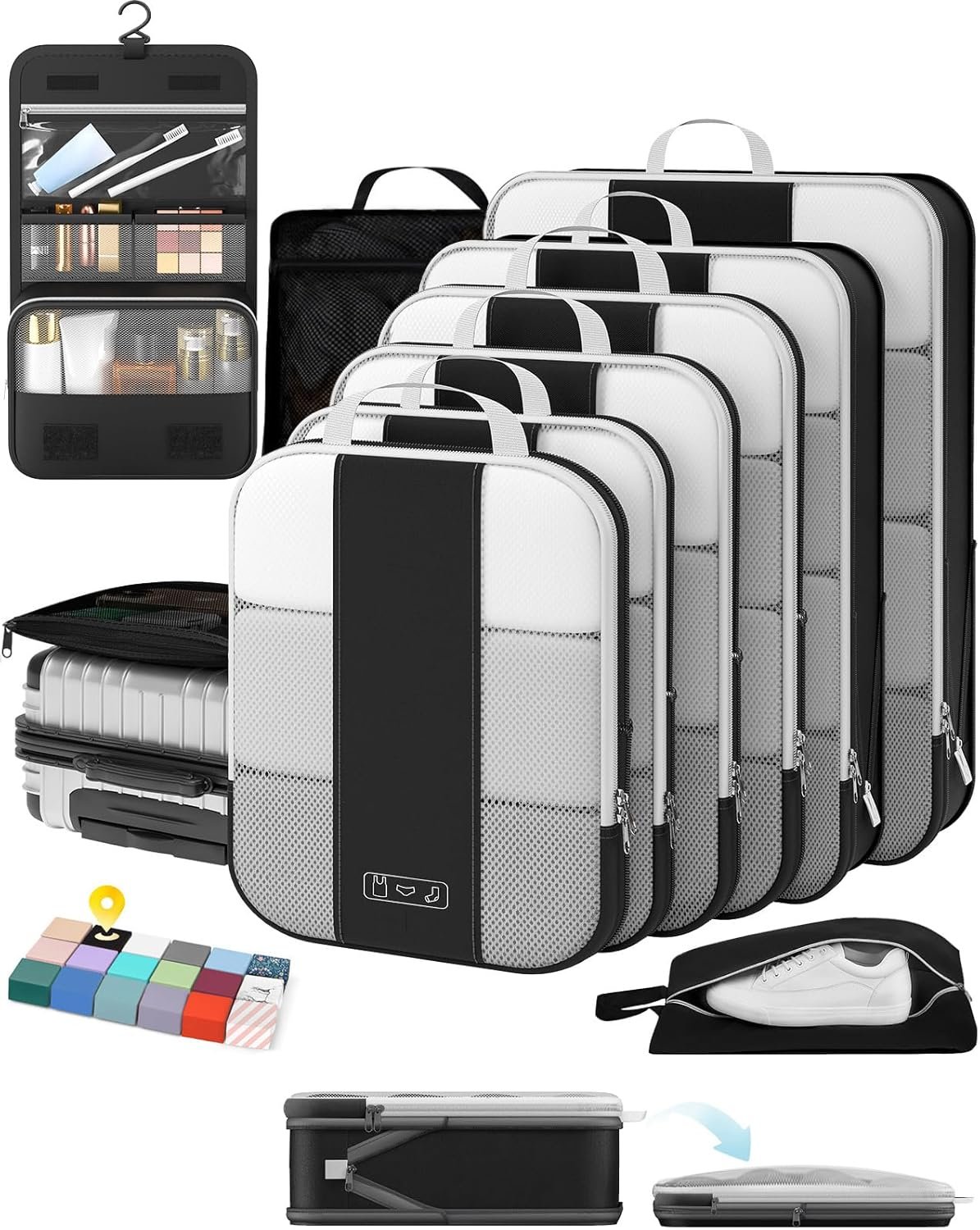 Compression packing cubes (10 set)