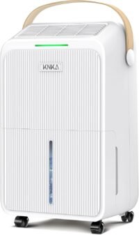 Dehumidifier with hose with intelligent humidity control