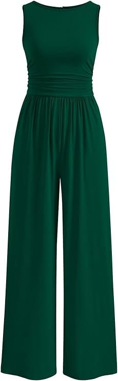 Dressy wide leg romper