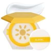 ELROEL Pang Pang Korean sunscreen with puff sponge SPF50