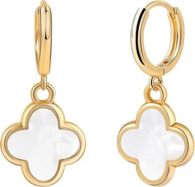 Earrrings four leaf clover, waterproof Earrings four leaf clover, waterproof