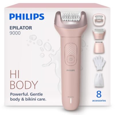 Epilator wet and dry hair removal
