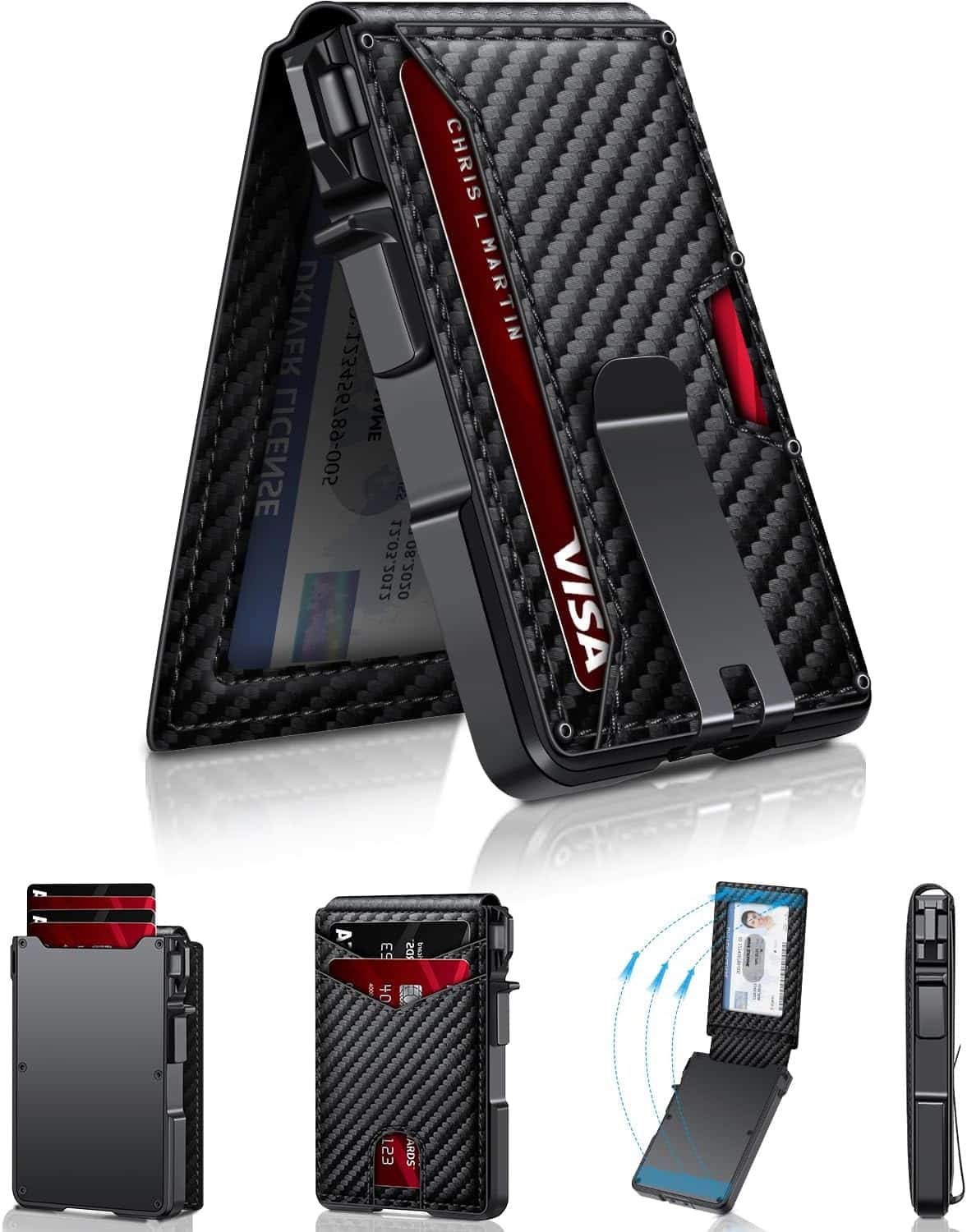 Faraday RFID wallet for men - Image 1