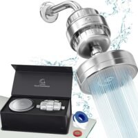 Filtered shower head and filter