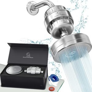 Filtered shower head and filter