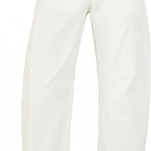GRAPENT High-Waisted Wide Leg Barrel Jeans