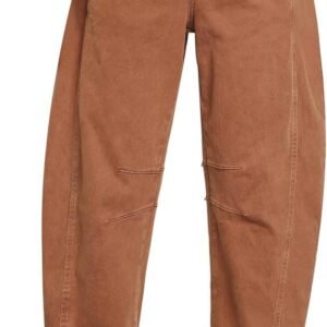 GRAPENT barrel jeans caramel