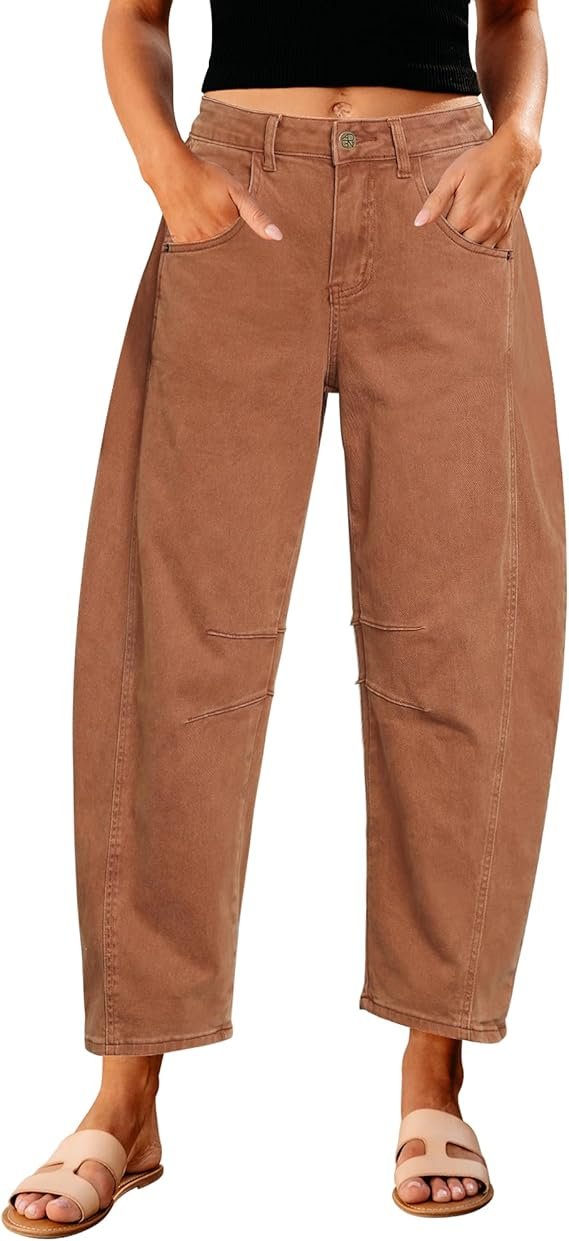 GRAPENT barrel jeans caramel - Image 1