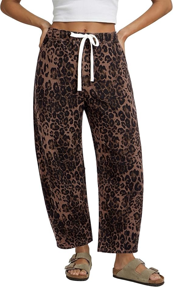 Barrel jeans leopard - Image 1