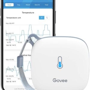 Govee smart thermometer hygrometer, wifi humidity temp sensor