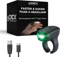 High Tech wearable LED flashlight fingerlight, weather resistant