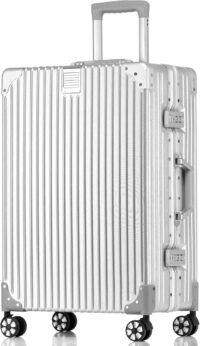 HotWay carry on luggage with aluminum frame, hard shell