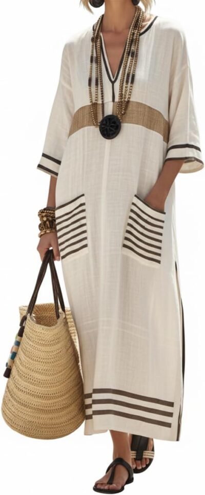 Kaftan maxi dress