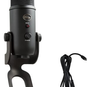Logitech Blue Yeti USB Microphone – Pro Audio for Podcasts and Streaming