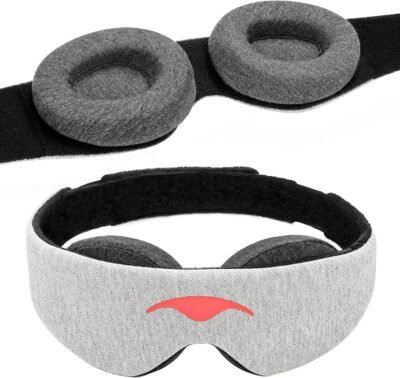 Manta sleep mask (with detachable eye cups)