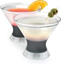 Martini cooling cups freeze insulated (set of 2)