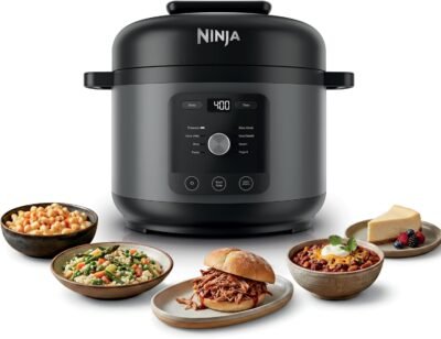 Ninja HyperHeat 9 in 1 electric pressure cooker with sear, saute, slow cooker, rice cooker, sous vide