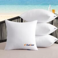 Outdoor waterproof pillow inserts set of 4