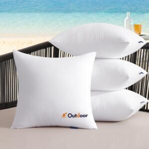 Outdoor waterproof pillow inserts set of 4