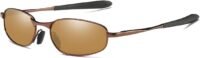 Polarized sunglasses for men and women (includes a hard case, microfiber cloth, pouch)