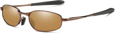 Polarized sunglasses for men and women (includes a hard case, microfiber cloth, pouch)