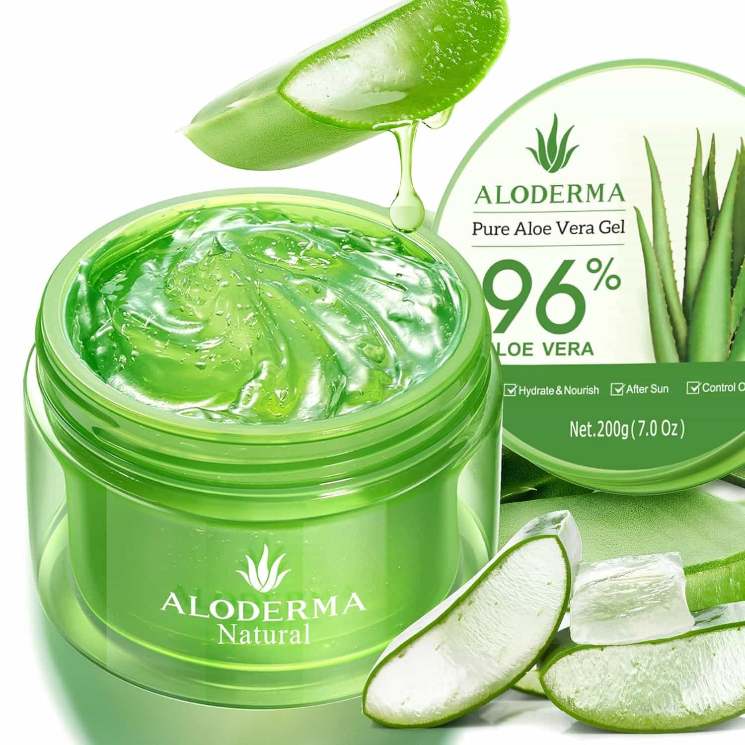 Pure aloe vera gel moisturiser