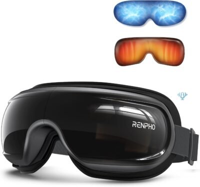 RENPHO eye massger with heat and cooling, voice controlled, bluetooth, FSA eligible