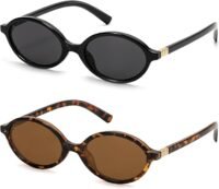 Retro oval sunglasses