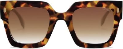 Retro oversized square sunglasses