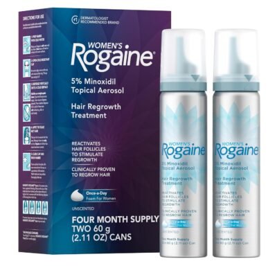 Rogaine for Women 5% minoxidil foam