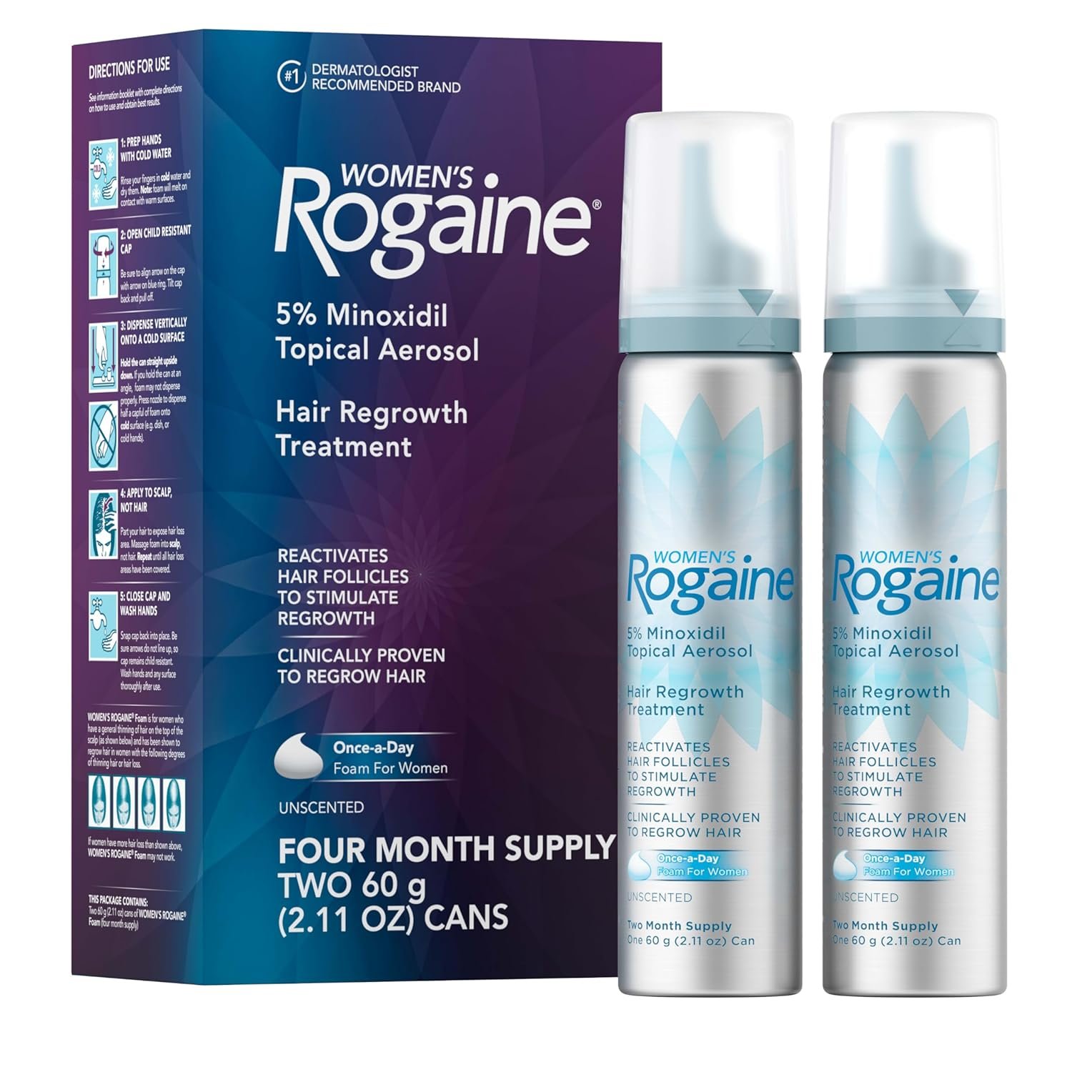 Rogaine for Women 5% minoxidil foam - Image 1