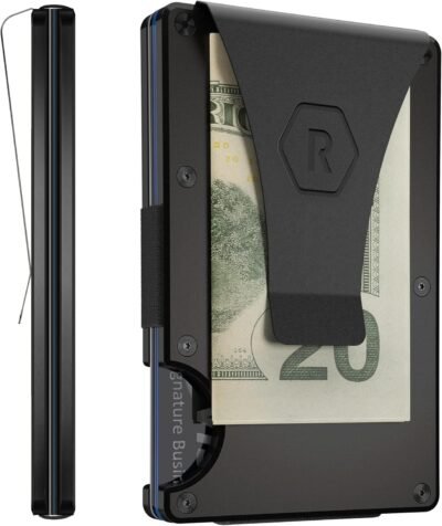 Slim wallet for Men (RFID-Faraday protected)