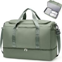 Travel duffle bag, carry on overnight bag