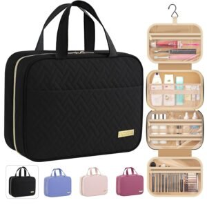 Travel toiletry bag, hanging, waterproof
