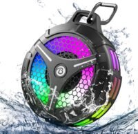 Waterproof speaker with suction cup (for shower or on the go)